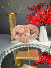 Load image into Gallery viewer, Red Pink amethyst heart 2819