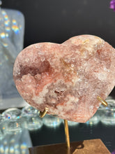 Load image into Gallery viewer, Pink amethyst heart 2816