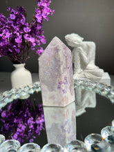 Load image into Gallery viewer, pink amethyst tower with amethyst 2787