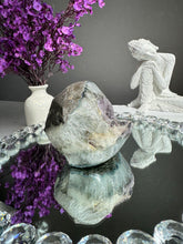 Load image into Gallery viewer, Amethyst geode with calcite 2730