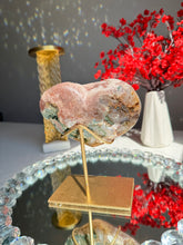 Load image into Gallery viewer, Red Pink amethyst heart 2819