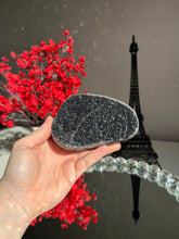 Load image into Gallery viewer, black amethyst geode black amethyst 2679