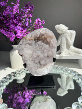 Load image into Gallery viewer, Lilac sugar Amethyst geode Healing crystals 2759