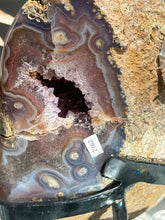 Load image into Gallery viewer, Druzy amethyst stalactite agate geode Healing crystals 2762