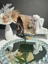 Load image into Gallery viewer, Druzy amethyst stalactite agate geode Healing crystals 2762