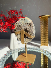 Load image into Gallery viewer, Rare red matte druzy Amethyst geode Healing crystals 2771