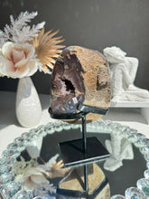 Load image into Gallery viewer, Druzy amethyst stalactite agate geode Healing crystals 2762