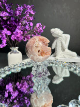 Load image into Gallery viewer, Pink amethyst sphere SPHERE ONLY healing crystals 2752