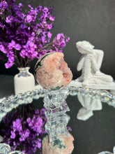 Load image into Gallery viewer, Pink amethyst sphere with amethyst SPHERE ONLY healing crystals 2752
