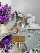 Load image into Gallery viewer, Pink Amethyst Moon with amethyst 2982 healing crystals