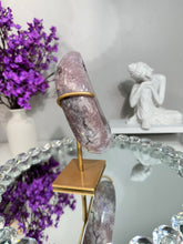 Load image into Gallery viewer, Pink Amethyst Moon with amethyst 2982 healing crystals