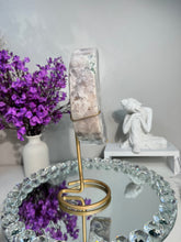 Load image into Gallery viewer, Large Lilac purple Pink Amethyst moon with amethyst 2884