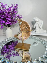 Load image into Gallery viewer, Pink Amethyst moon with amethyst 2904