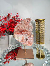 Load image into Gallery viewer, Pink Amethyst slab with quartz 2908