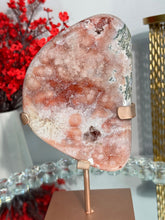 Load image into Gallery viewer, Pink Amethyst slab with quartz 2908