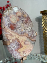 Load image into Gallery viewer, Pink Amethyst slab with amethyst 2908