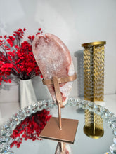 Load image into Gallery viewer, Pink Amethyst slab with quartz 2909