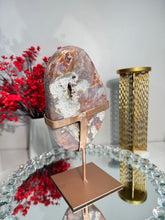 Load image into Gallery viewer, Pink Amethyst slab with amethyst 2907