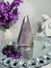 Load image into Gallery viewer, Druzy rainbow amethyst pendulum no code