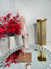 Load image into Gallery viewer, Pink Amethyst slab with quartz 2909