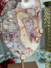 Load image into Gallery viewer, Pink Amethyst slab with amethyst 2907
