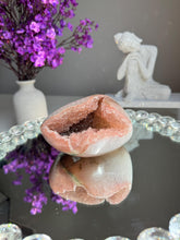 Load image into Gallery viewer, Pink rainbow Amethyst geode 2968 Healing crystals pink amethyst geode