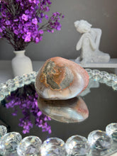 Load image into Gallery viewer, Pink rainbow Amethyst geode 2968 Healing crystals pink amethyst geode
