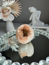 Load image into Gallery viewer, Orange rainbow Amethyst geode 2968 Healing crystals