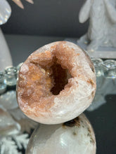 Load image into Gallery viewer, Orange rainbow Amethyst geode 2968 Healing crystals