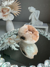 Load image into Gallery viewer, Orange rainbow Amethyst geode 2968 Healing crystals