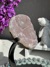 Load image into Gallery viewer, Pink rainbow Amethyst geode 1922 Healing crystals