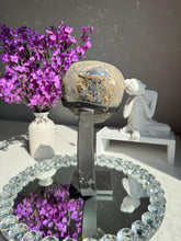 Load image into Gallery viewer, Pink rainbow Amethyst geode 1922 Healing crystals