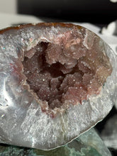 Load image into Gallery viewer, Pink Amethyst Geode with Rainbow Quartz, 3.3 lbs 2998