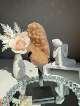 Load image into Gallery viewer, Orangey tan rainbow Amethyst geode 2977 Healing crystals