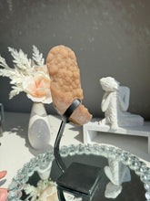 Load image into Gallery viewer, Orangey tan rainbow Amethyst geode 2977 Healing crystals