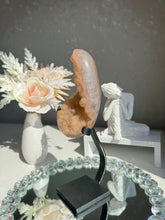 Load image into Gallery viewer, Orangey tan rainbow Amethyst geode 2977 Healing crystals