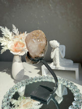 Load image into Gallery viewer, Orange Sugar rainbow Amethyst geode 2977 Healing crystals