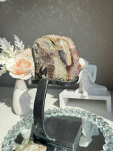 Load image into Gallery viewer, Orange rainbow Amethyst geode 2975 Healing crystals