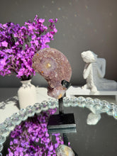 Load image into Gallery viewer, Sugar rainbow Amethyst geode 2978 Healing crystals