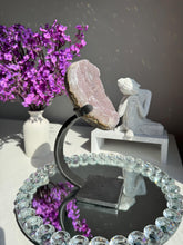 Load image into Gallery viewer, Pink rainbow Amethyst geode 1922 Healing crystals