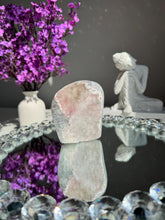 Load image into Gallery viewer, Pink rainbow Amethyst cutbase 2982 Healing crystals