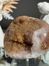 Load image into Gallery viewer, Sugar rainbow Amethyst geode 2981 Healing crystals