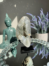Load image into Gallery viewer, Green Amethyst geode amethyst geode 2627 rainbow amethyst