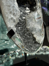 Load image into Gallery viewer, Galaxy amethyst geode 2448 black amethyst