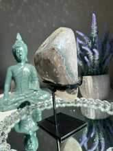 Load image into Gallery viewer, Galaxy amethyst geode 2448 black amethyst