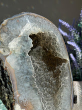 Load image into Gallery viewer, Sugar rainbow Amethyst geode 2399 amethyst geode