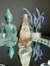 Load image into Gallery viewer, Green Rainbow amethyst pendulum BROKEN TIP healing crystals 0