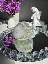 Load image into Gallery viewer, Pink Amethyst Geode with Rainbow Quartz, 3.3 lbs 2998