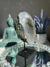 Load image into Gallery viewer, Sugar rainbow Amethyst geode 2399 amethyst geode