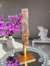 Load image into Gallery viewer, Large Druzy Pink amethyst moon 3031